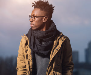 Men's style 2025 scarf wear