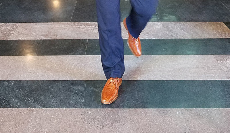 The Benefits of Using Lizard Skin Leather in Men's Shoes