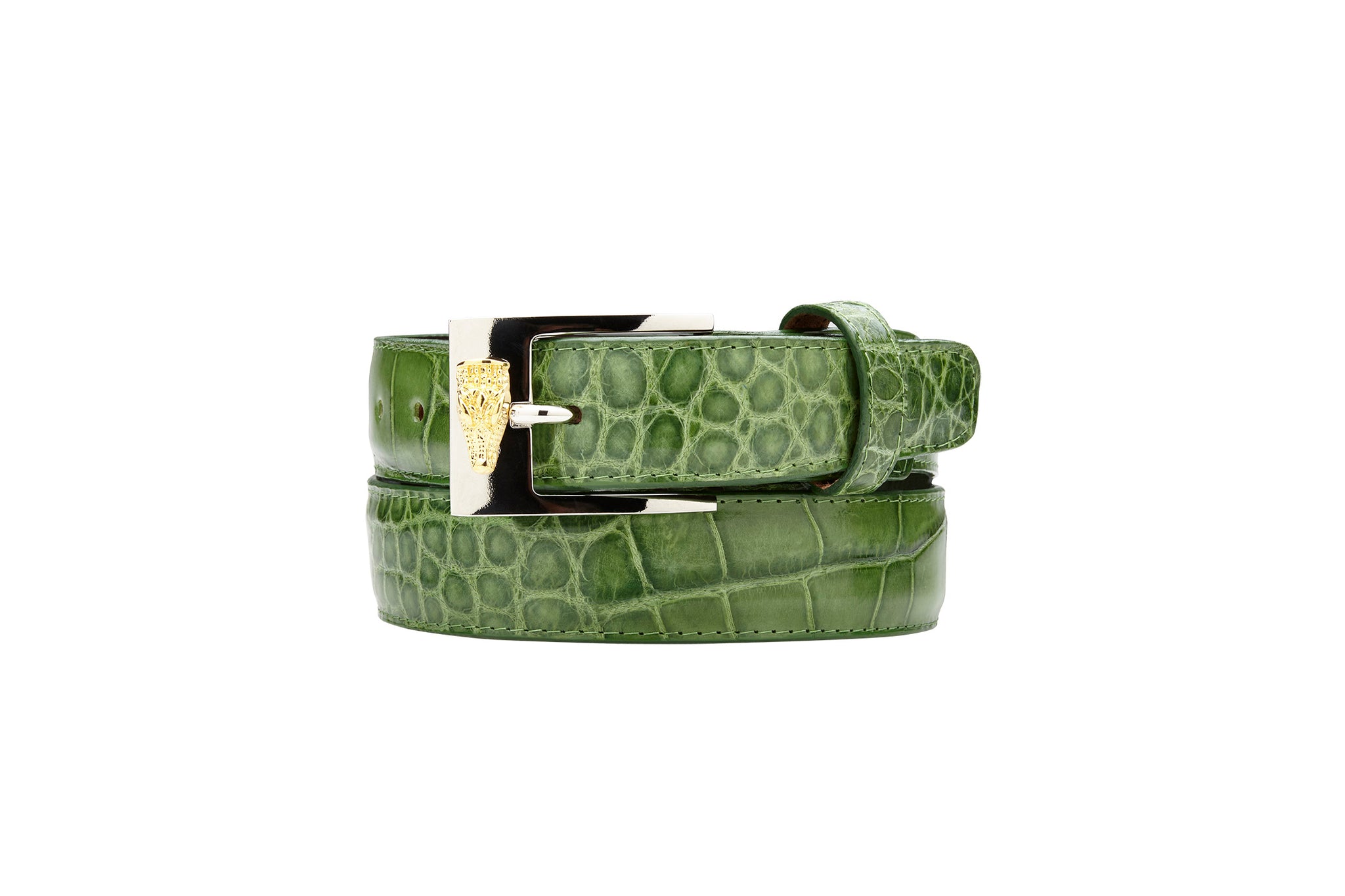 Alligator Belt - Pistachio