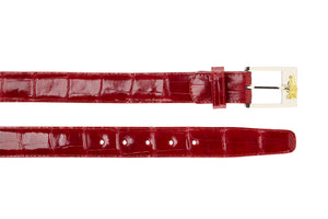 Alligator Belt- Ant. Red