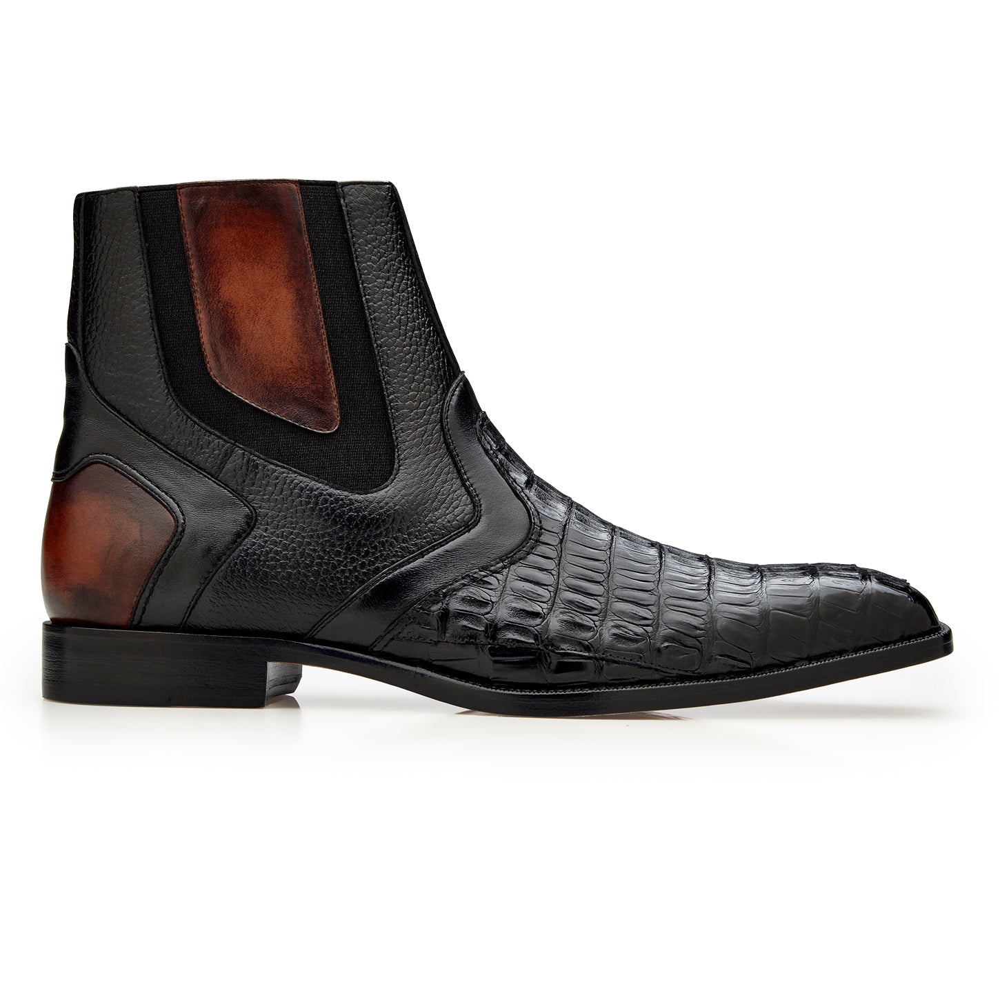 希少Belvedere ベルヴェデール クロコ レザーシューズ 表記9 1/2 Stefano- Belvedere Shoes Alligator Ankle Boot