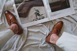 Belvedere Franco Black / White Genuine Alligator / Italian Leather Wingtip  Shoes. - $679.90 :: Upscale Menswear 