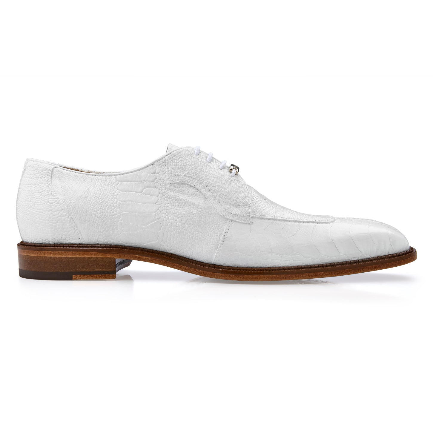 Belvedere Shoe Bene Ostrich and Soft Calf Sneakers White 2010 Men’s Size 12 Belvedere Men main image 4