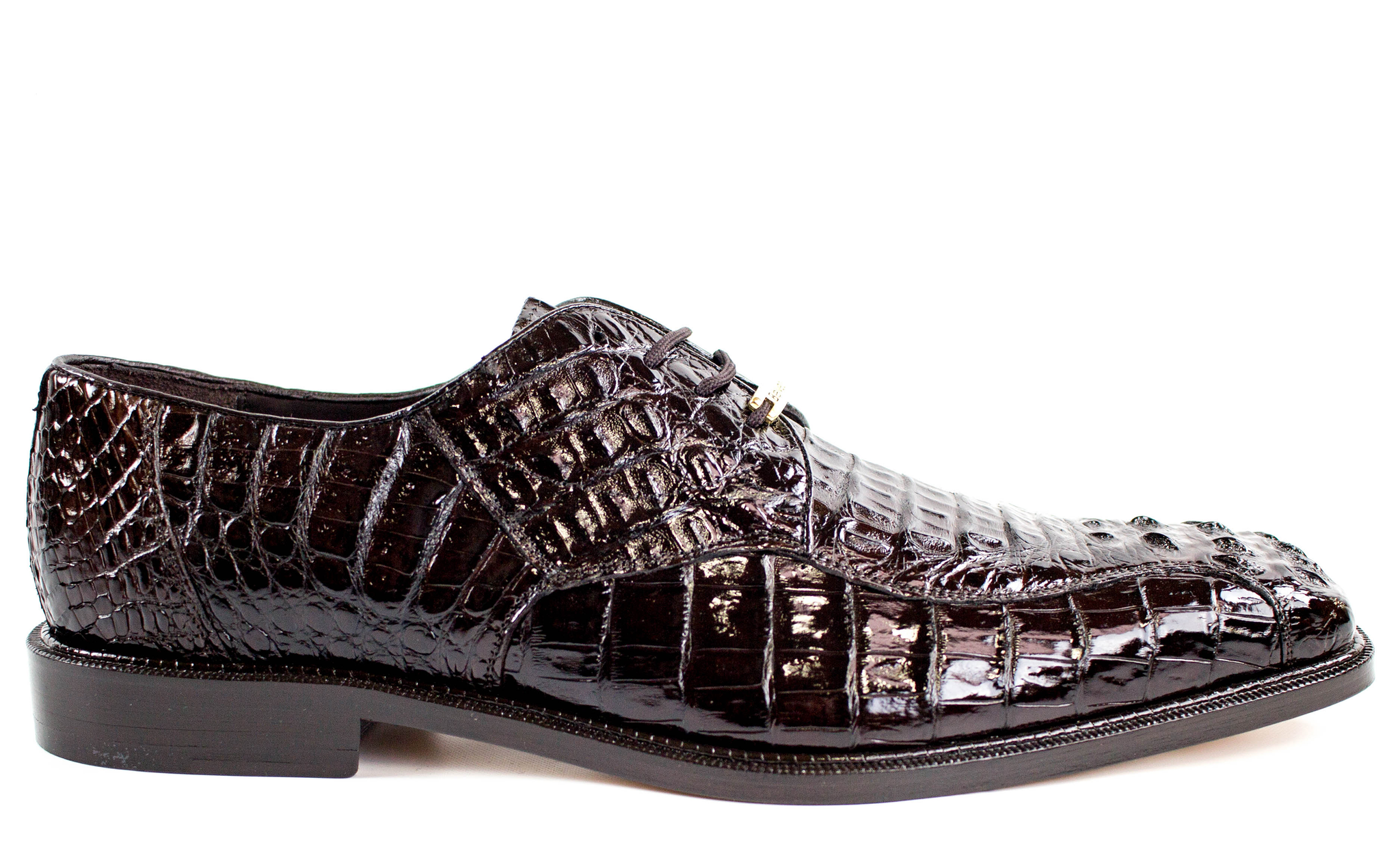 Chapo Genuine Hornback Crocodile Brown Men s Dress Shoes Belvedere Shoes