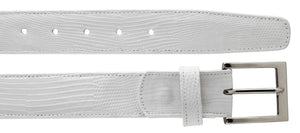 Lizard Belt - White