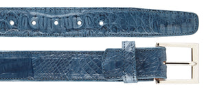 Caiman Belt- Ant. Blue Jean