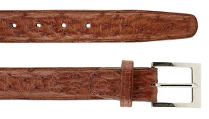 Ostrich Quill Belt- Antique Peantut