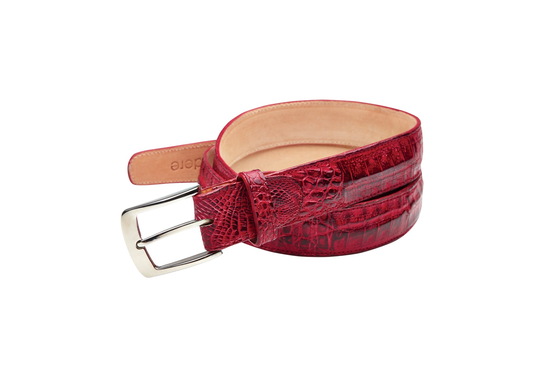 Caiman Belt- Ant. Cherry